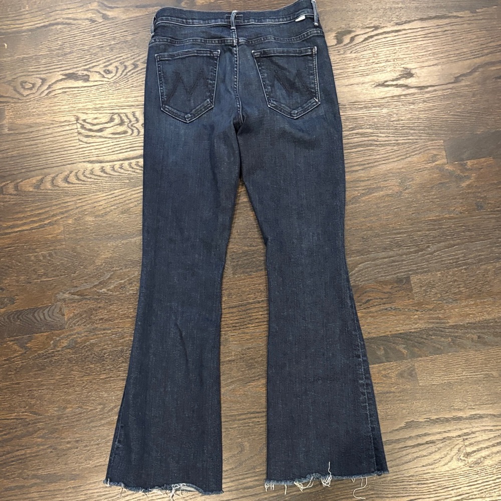 MOTHER Dark Blue Flare Jeans - Picture 4 of 4